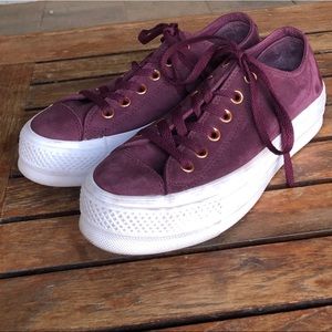 converse chuck taylor all star nubuck lift low top